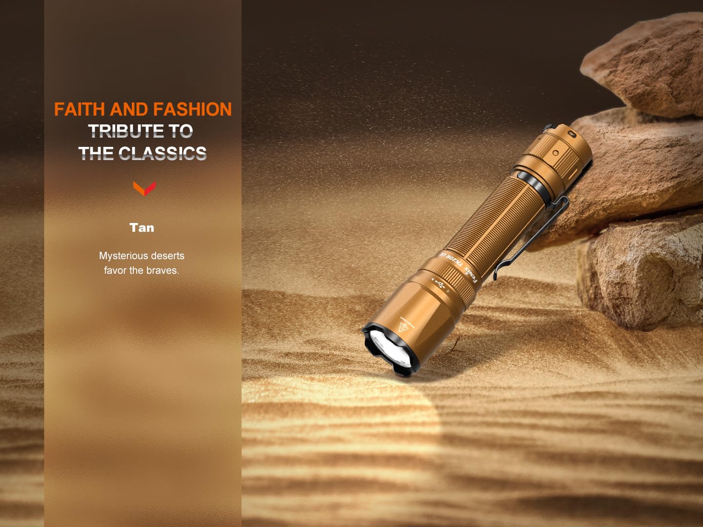 Lampe Torche Tactique Fenix TK20R UE Rechargeable USB-C - 2800 Lumens, Verte, étanche IP68, Autonomie 40h, Portée 465m
