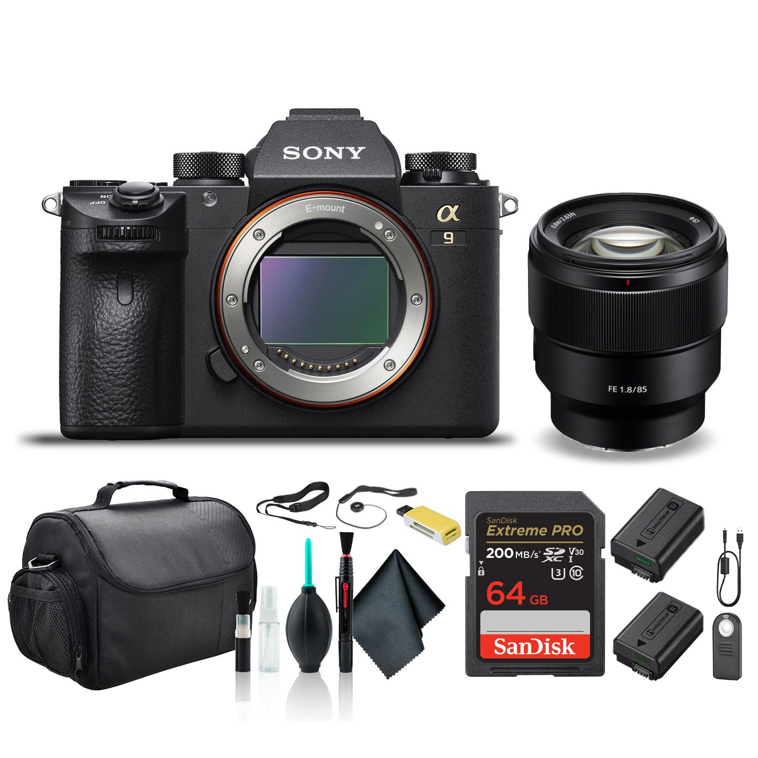 Amazon.com : Sony Alpha a9 Mirrorless Camera ILCE9/B with Sony FE