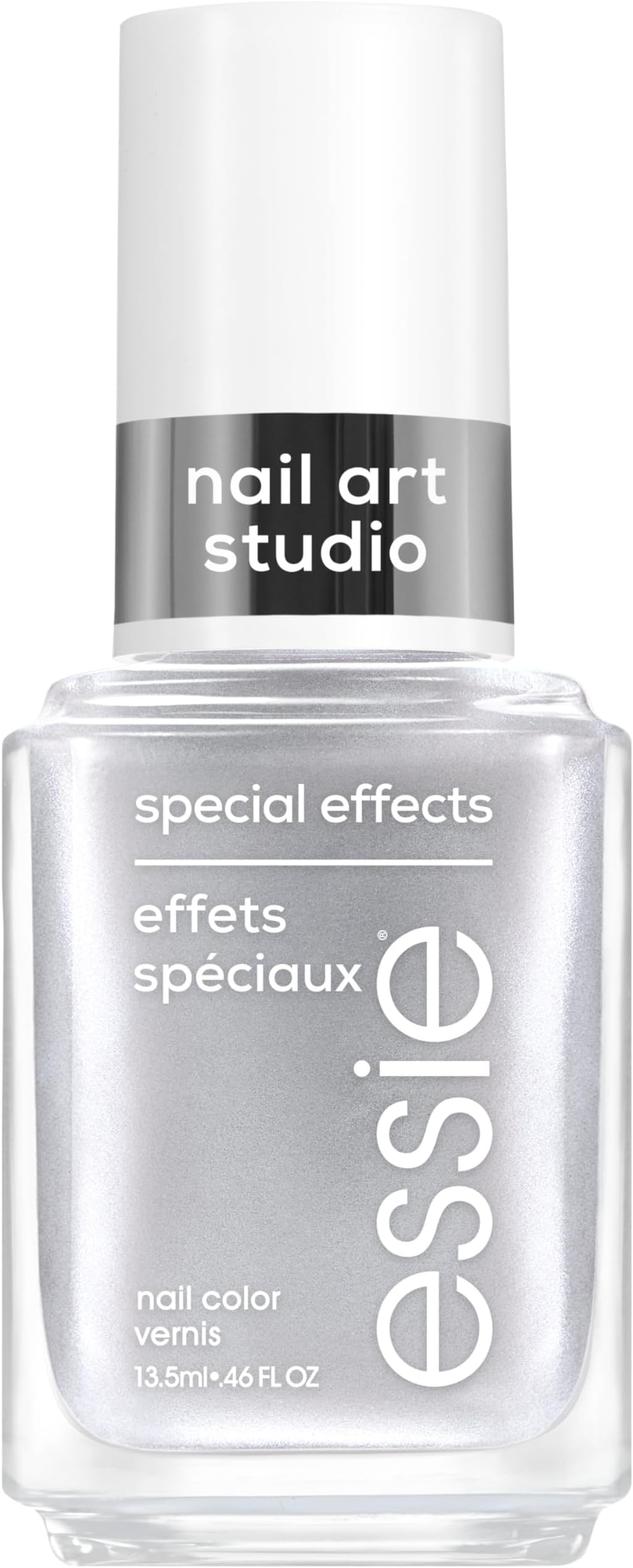 Nail Art Studio Special Effects Chrome Polish, Vegan, Silver Nail Polish, Cosmic Chrome, 0.46 Fl Oz