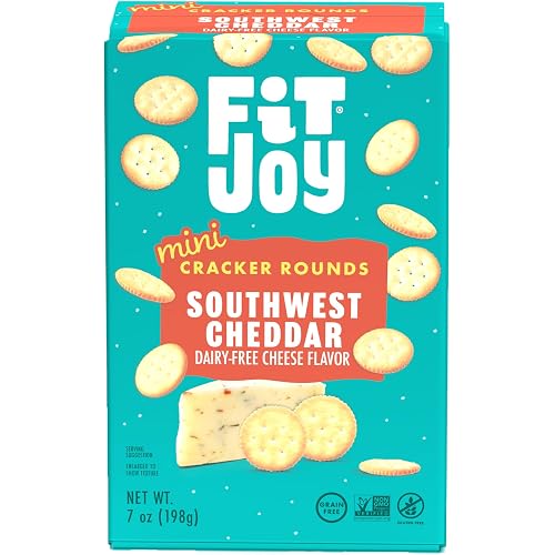 Fit Joy Southwest Cheddar Mini Crackers, 7 OZ