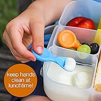 Vista 6 de b.box Paquete de mini cubiertos (paquete de 6) Mini cucharas y cubiertos FLORK™ para niños y niños pequeños Cabe dentro de la lonchera y caja