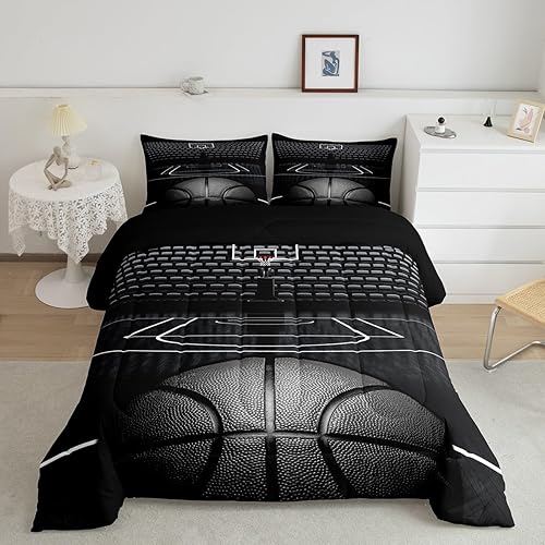Miniatura 93 de Castle Fairy Juego de ropa de cama de béisbol, tamaño matrimonial, juego de edredón de 3 piezas para niños, niños, adolescentes, decoración