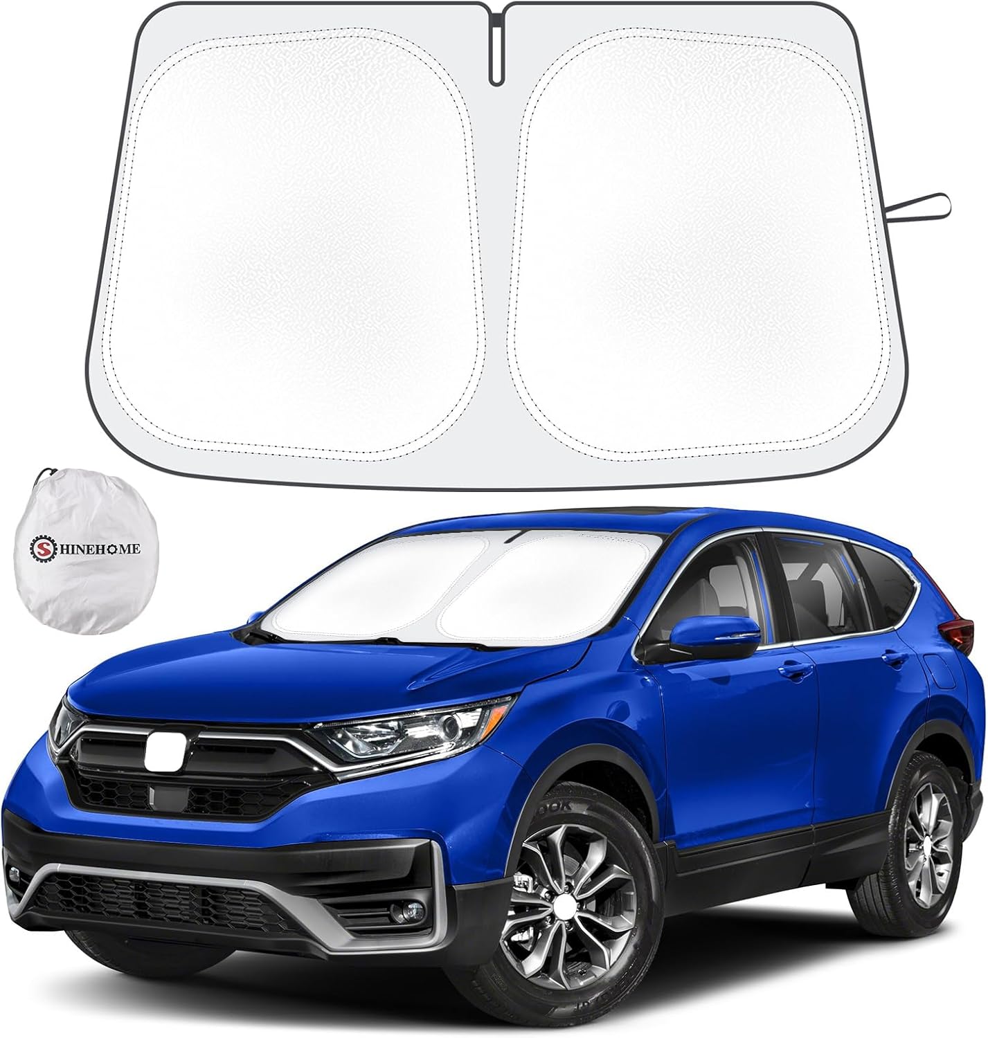 Car Windshield Sun Shade Compatible with Honda CRV 2017 2018 2019 2020
