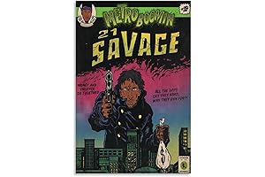 MOZEU 21 Savage and Metro Boomin Poster: Enhance Your Space with Iconic Hip-Hop Art