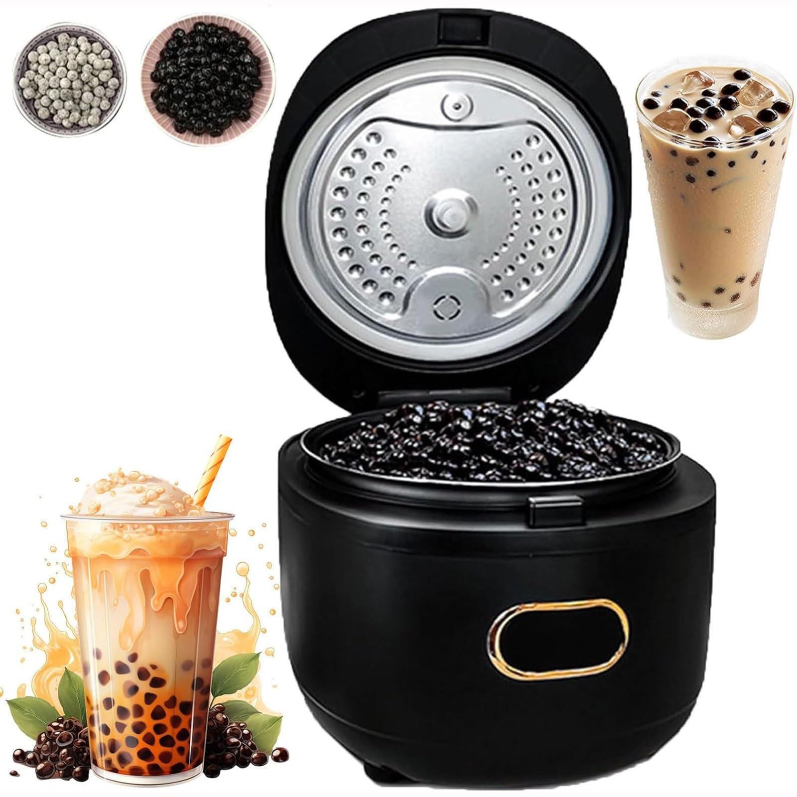 Pot de perles de tapioca automatique pour réussir vos bubble tea maison et professionnels