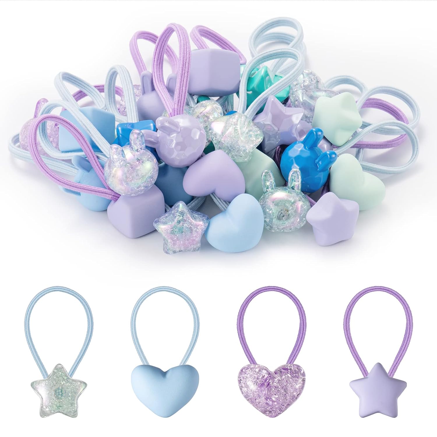 30PCS Baby Hair Ties, Baby Hair Accessories,Toddler Hair