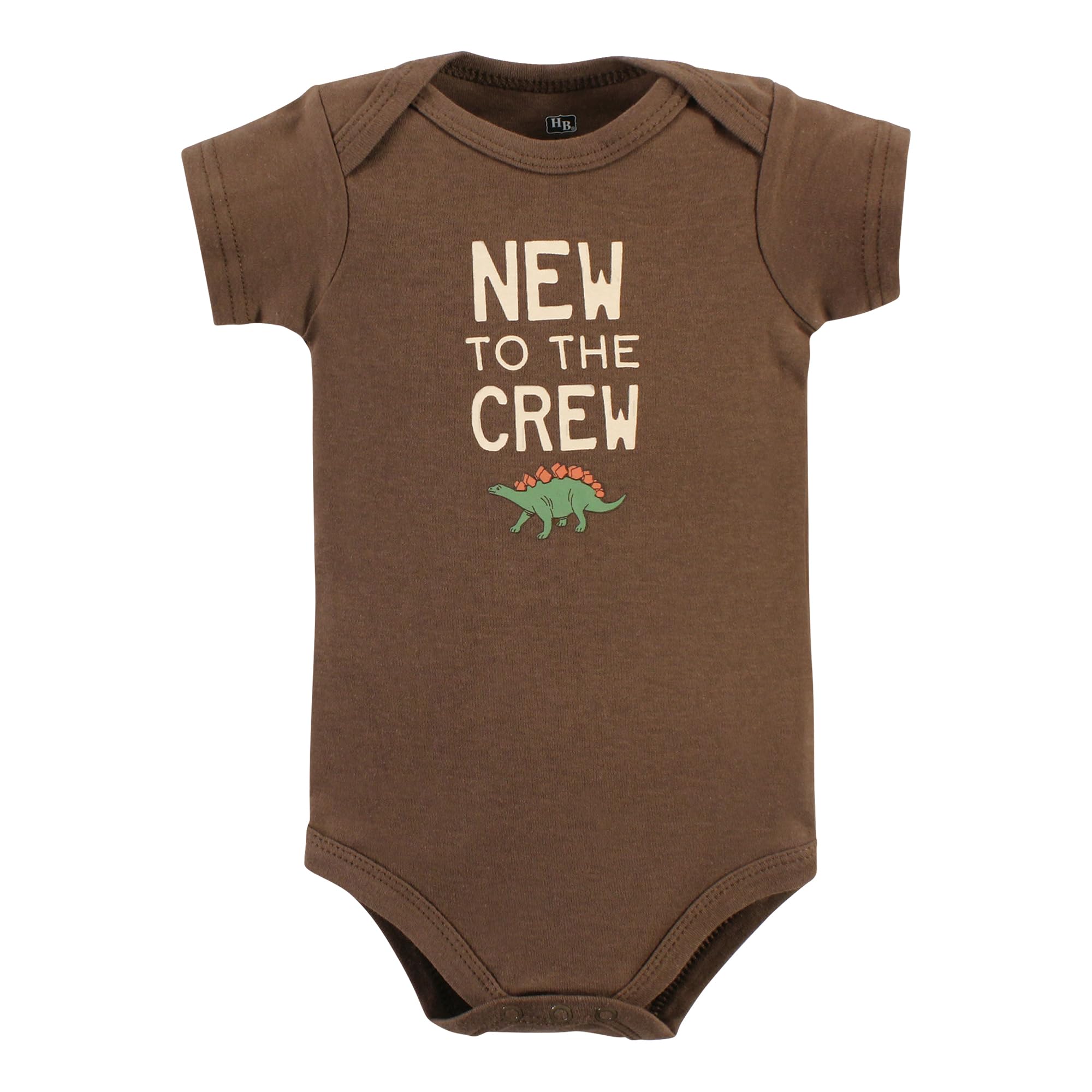 Hudson Baby Bodis unisex de algodón para bebé, paquete de 5 aventuras de dinosaurios, 12-18 meses, paquete de 5 aventuras de dinosaurios, 12-18 meses, Dinosaur Adventures - Paquete de 5, 12-18 Months