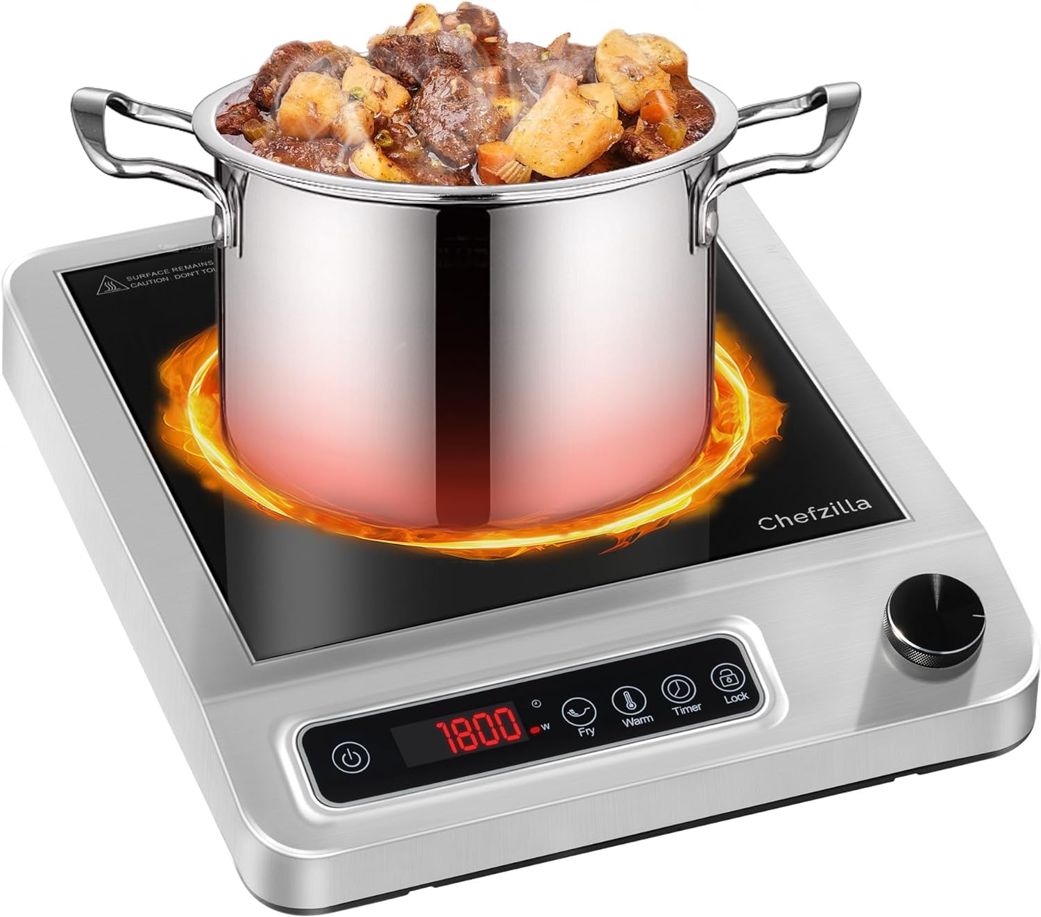 Amazon.com: Chefzilla Induction Cooktop, 1800W Commercial Electric