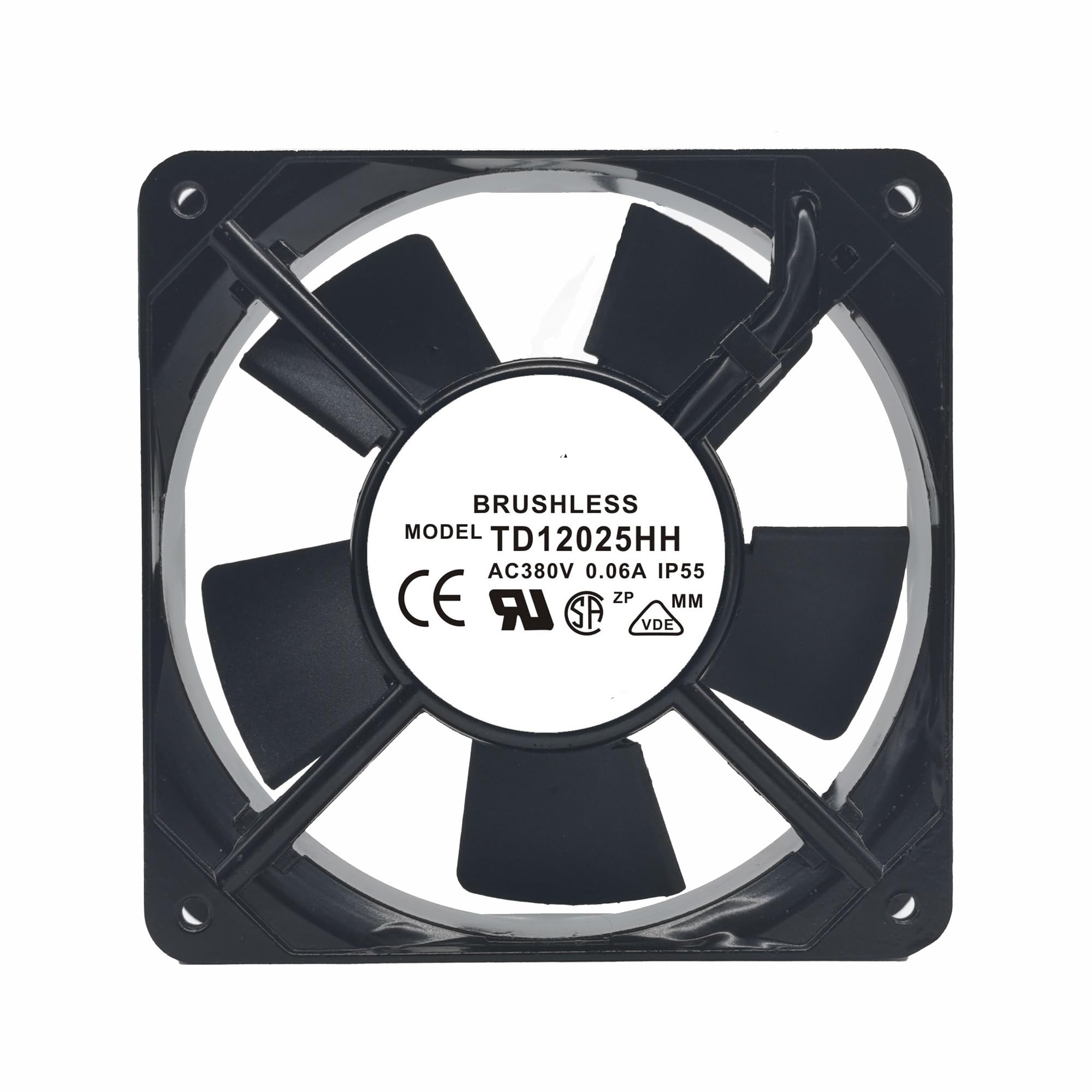 1pcs Cooling Fan TD12025HH AC 380V 0.06A 22.8W 12cm 12025 120x120x25mm