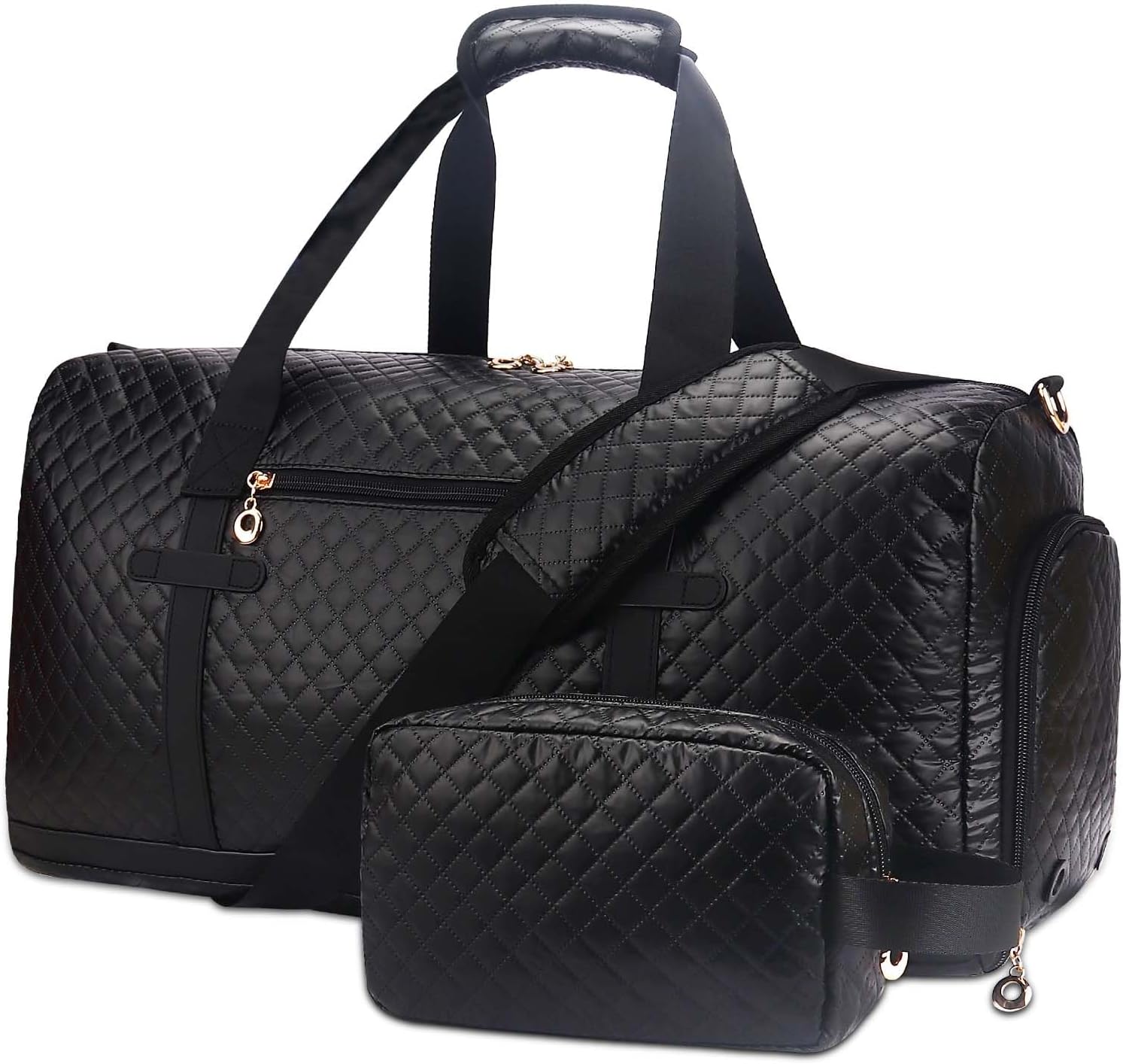 Travel Duffel for Women – Weekender With Toiletry Bag, Shoe Compartment, Wet Pocket – Carry On for Business Trips, Sports, Hospital – Overnight Gym Bag Travel Duffel for Women – Weekender With Toiletry Bag, Shoe Compartment, Wet Pocket – Carry On for Business Trips, Sports, Hospital – Overnight Gym Bag