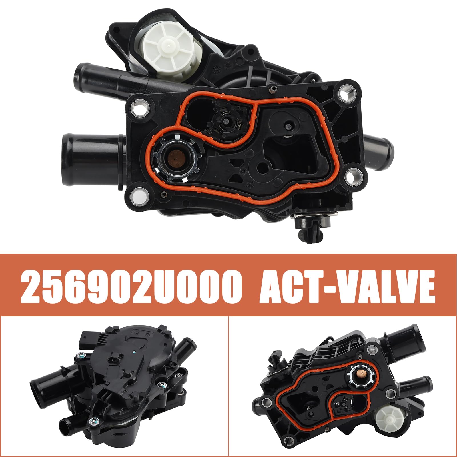MAD HORNETS Act Valve 256902U000 25690-2U000 Adatto per Hyundai Tucson Kona Adatto per Kia Sportage Seltos Engine Coolant Control Valve