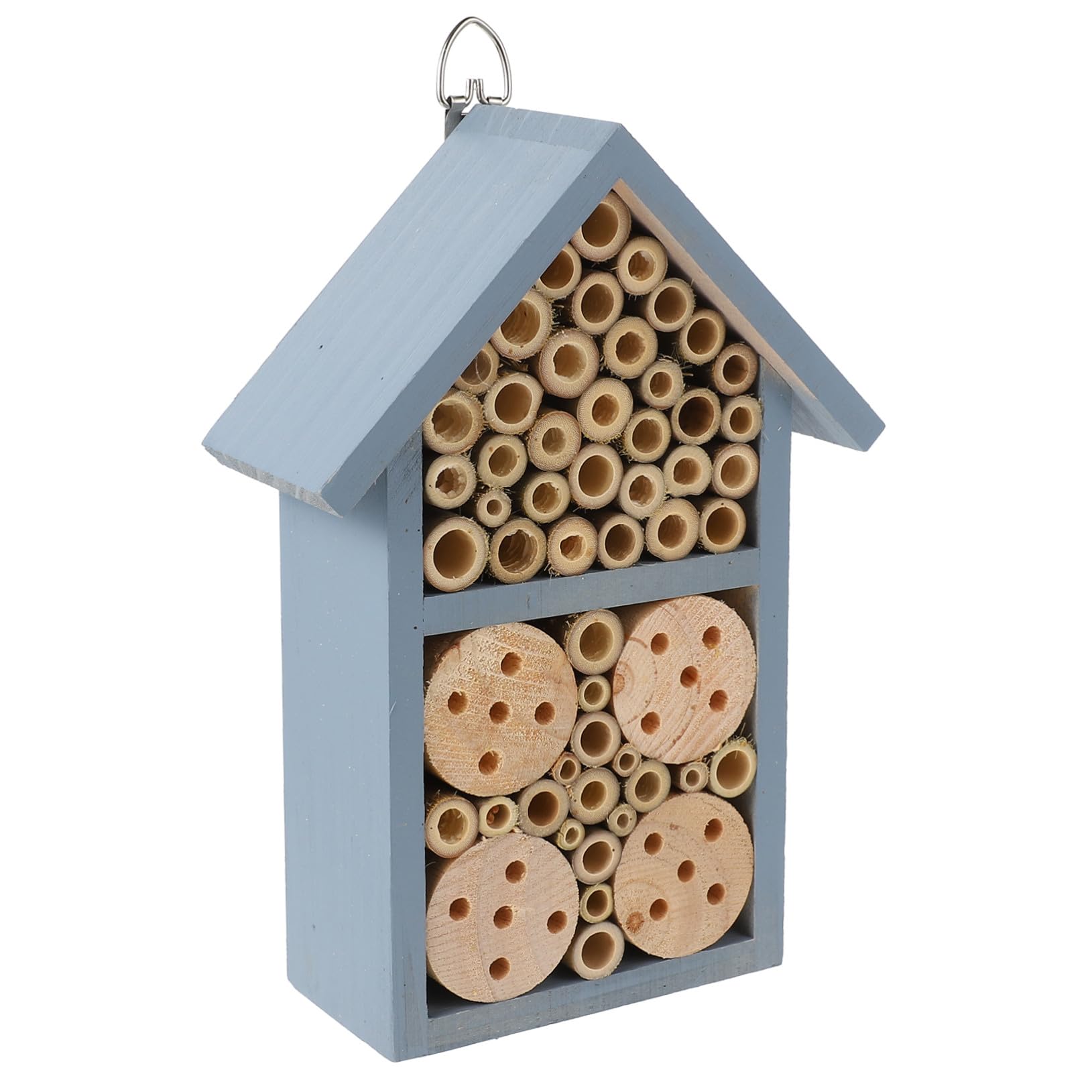 Bienenhaus für Garten, Dekorativ, Blau, Fertig Montiert