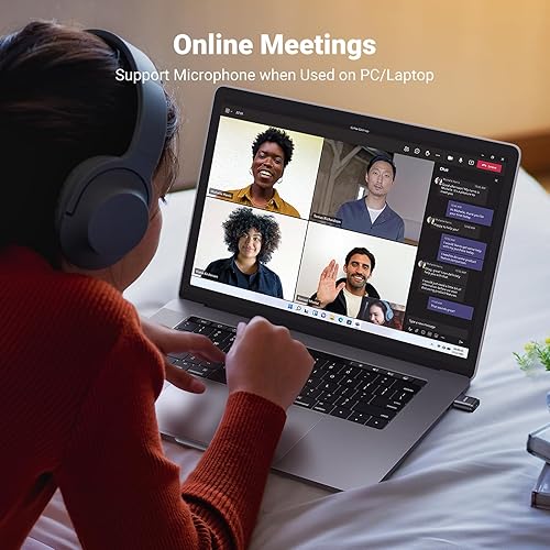 Miniatura 7 de UGREEN Bluetooth 5.3 Adapter for PS4 PS5 USB Audio Transmitter APTX Connecting Bluetooth Headphones to PS5, PS4, Switch, PC, Wireless Audio Adapter