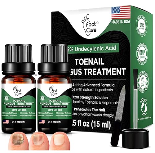 Miniatura 10 de Foot Cure Tratamiento de hongos en las uñas de los pies extra fuerte – Tratamiento de pies de atletas para uñas de los pies, reparación restauradora