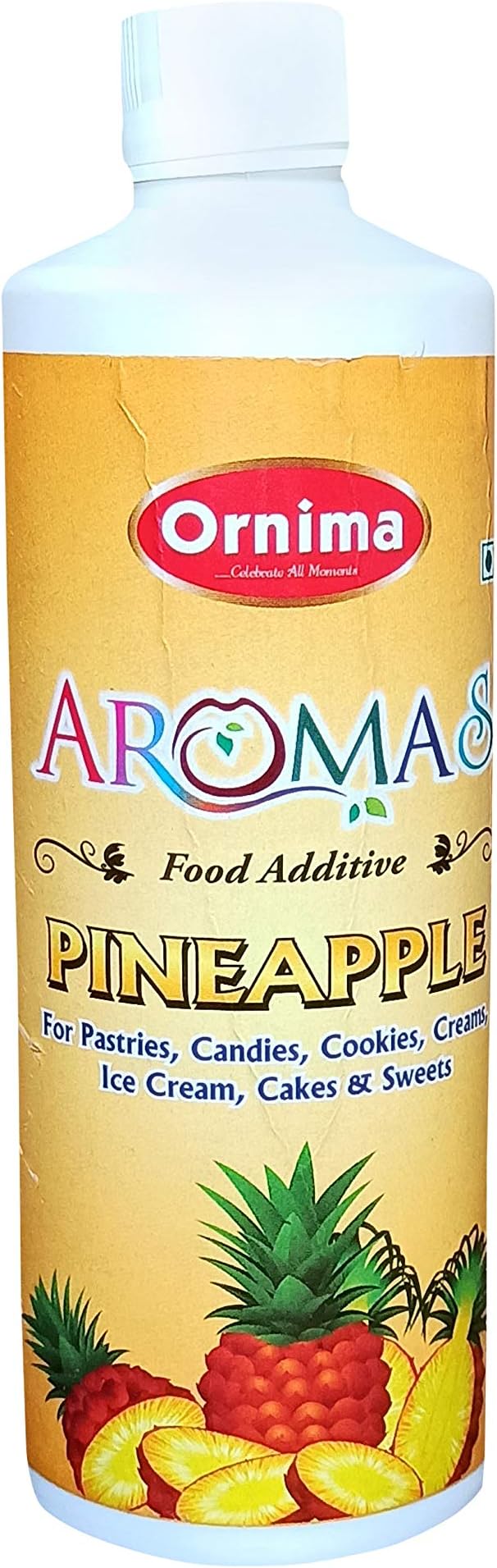 - Ornima Aromas Liquid Color with Flavour (Pineapple) - 500G