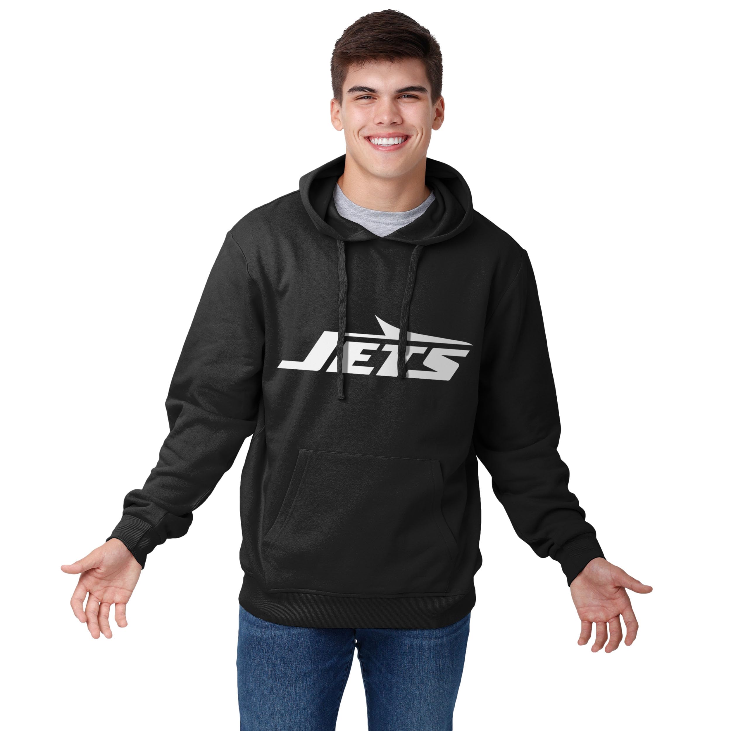 FOCO Men's NFL Team Logo Solid Hoodie