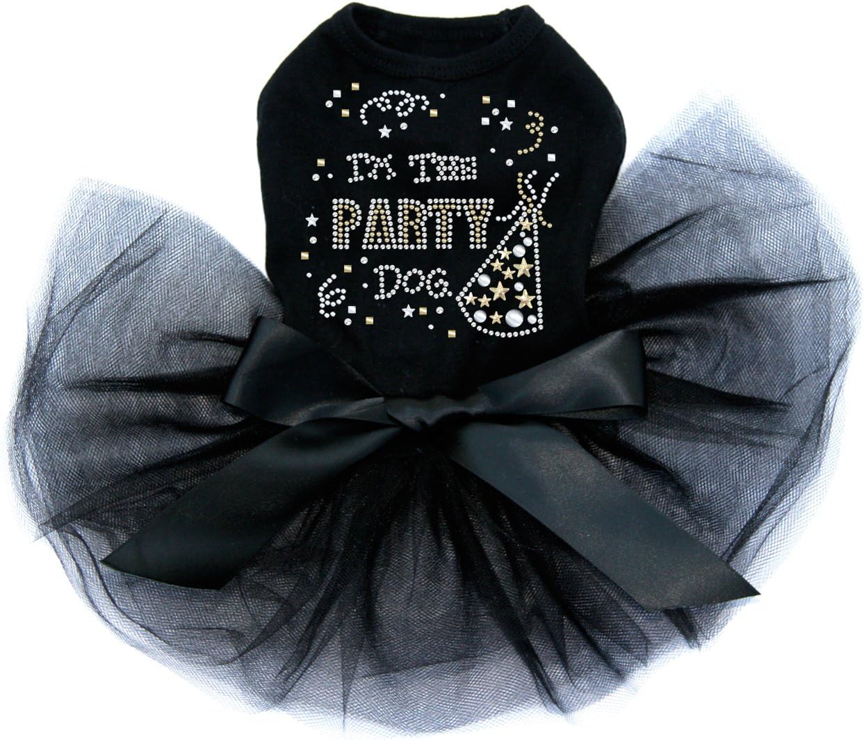 Party Dog - Dog Tutu Dress, XL Black