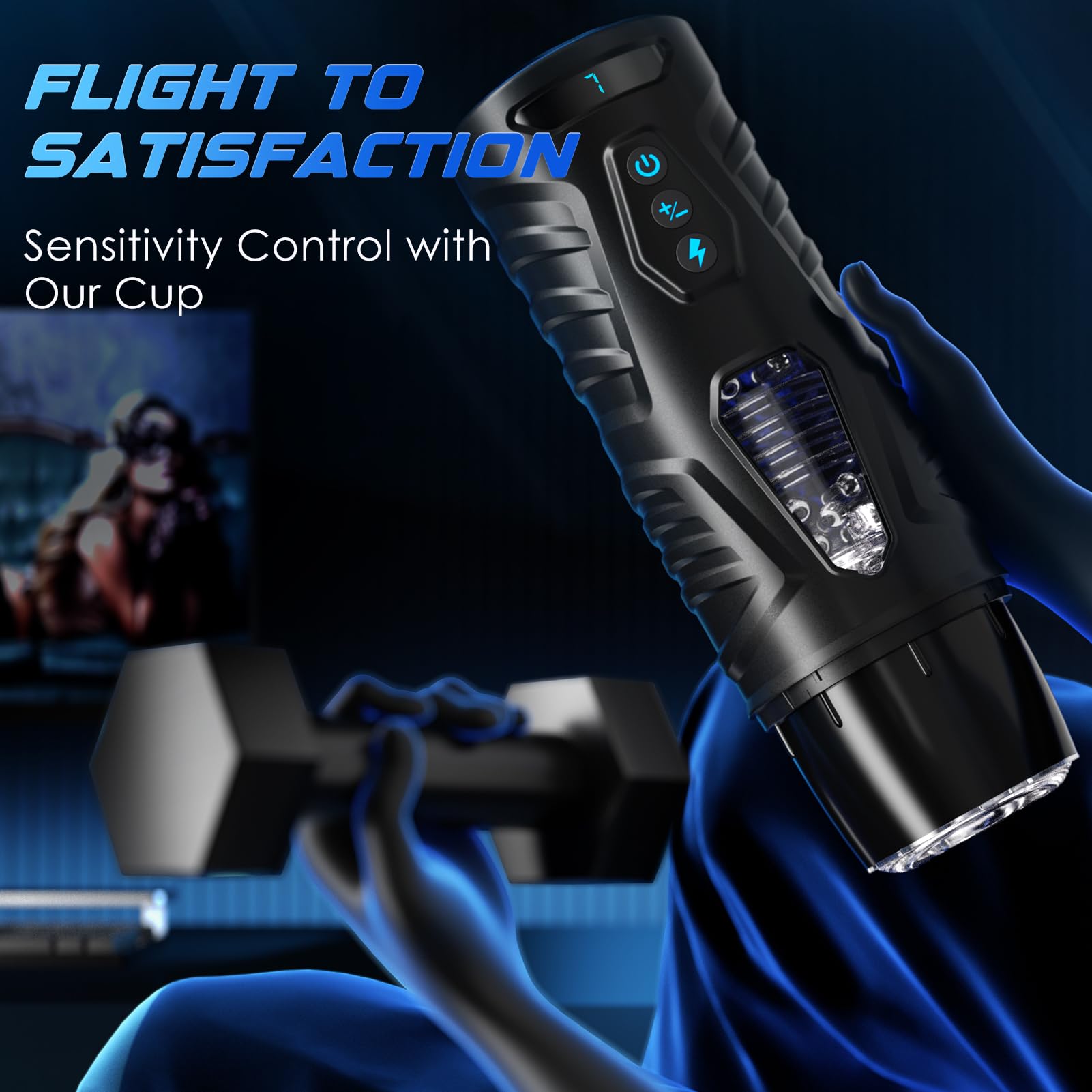 ai male sex toy Amazon.com: EINSEO AI Interactive Male Masturbator Sex Toys for Men main image 0