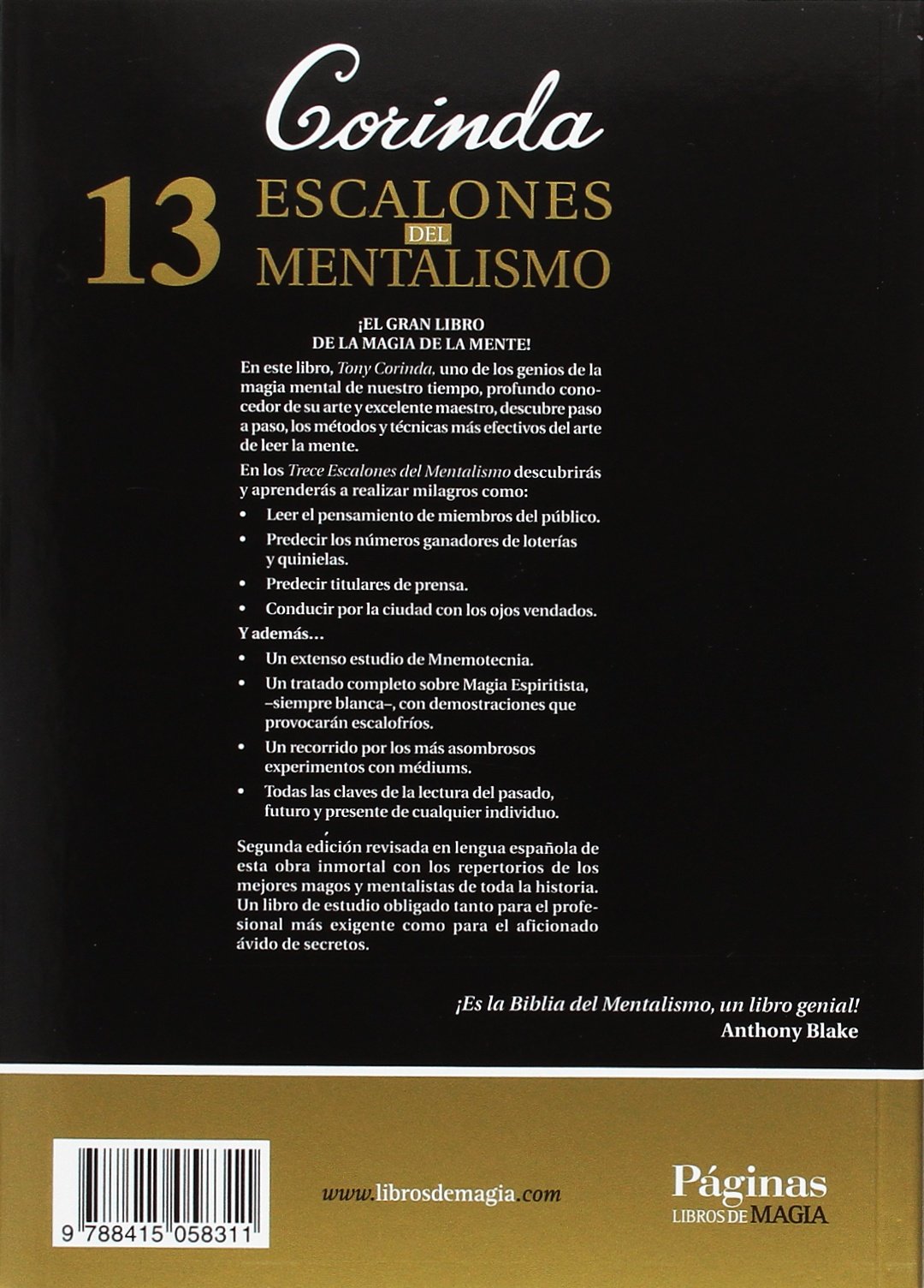 13 ESCALONES DEL MENTALISMO