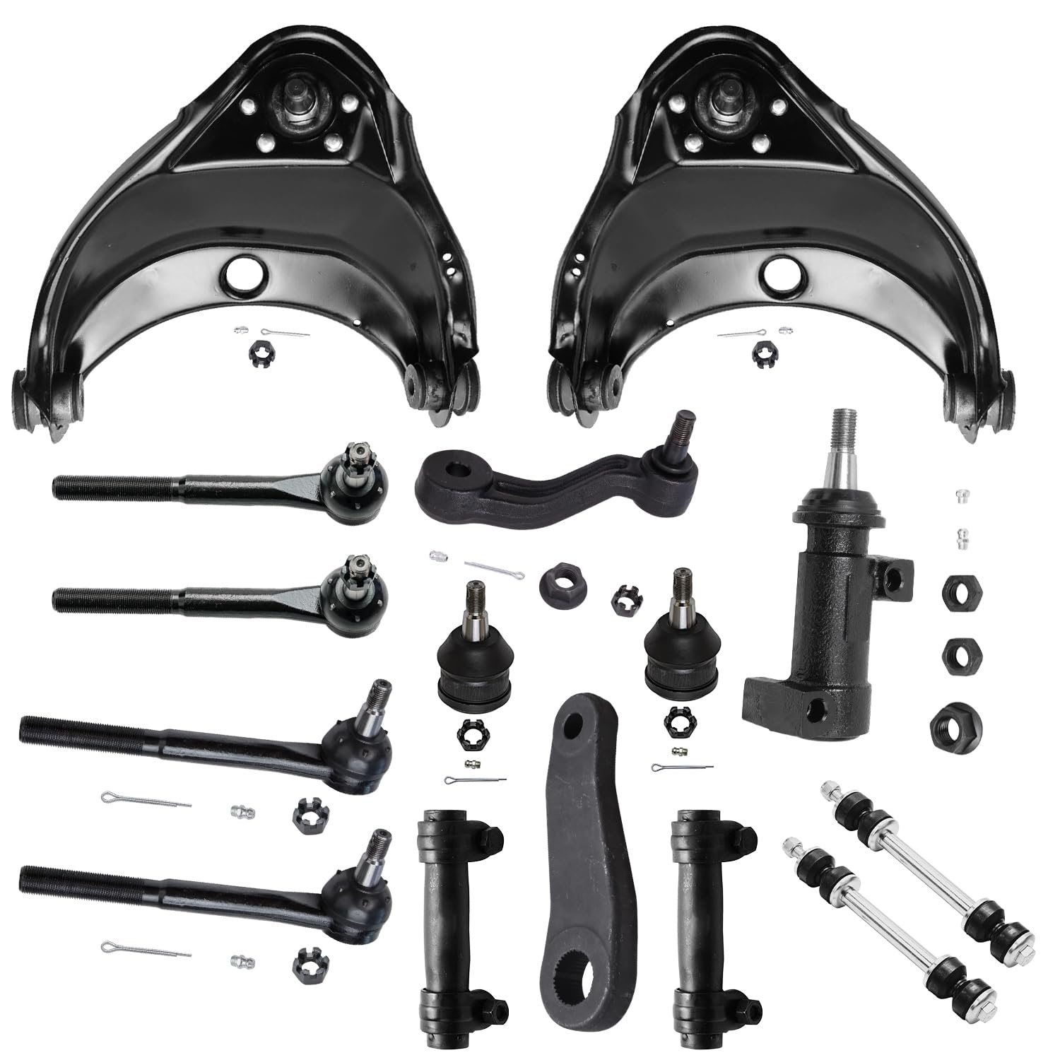 Detroit Axle - 17pc Front End Kit for Chevy Express GMC Savana 1500 2500
