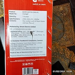 Excellent fan heater with great features