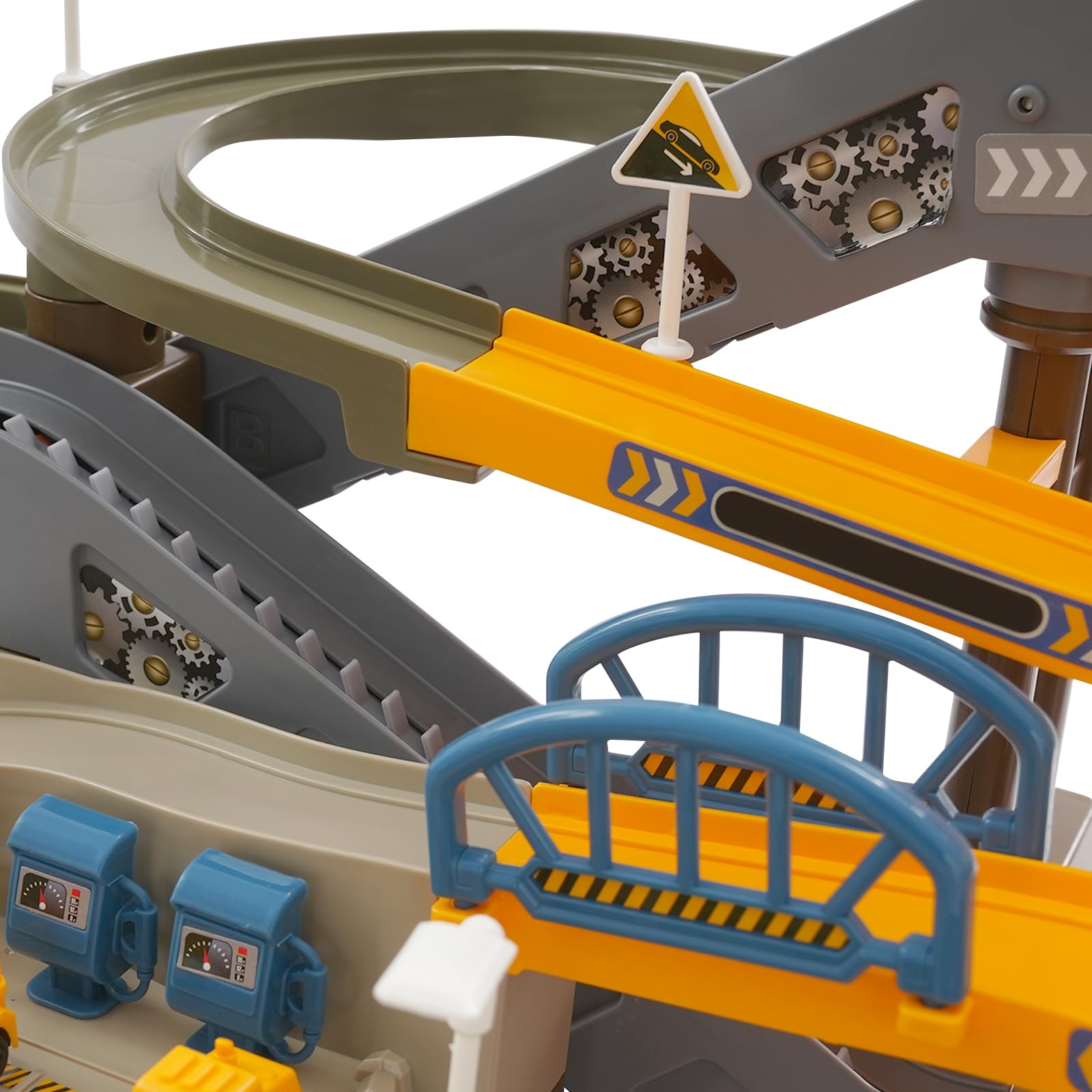 Pista eléctrica y coche de juguete para niños | Juego de tren RC con trenes y rieles | Juguetes para niños y niñas a partir de 3 años