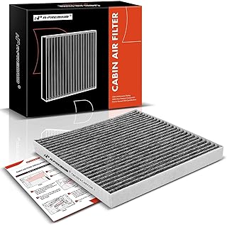 A-Premium Cabin Air Filter with Activated Carbon Compatible with Toyota, Dodge & Pontiac Models - Tacoma 2005-2023, Dart 2013-2016, Vibe 2003-2008 - Replace# CF10374