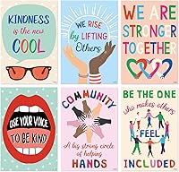 Vista 7 de Sweetzer & Orange - Pósteres con mensajes de crecimiento mental para decoración de aula de escuela secundaria y preparatoria – Juego de 6 pósteres