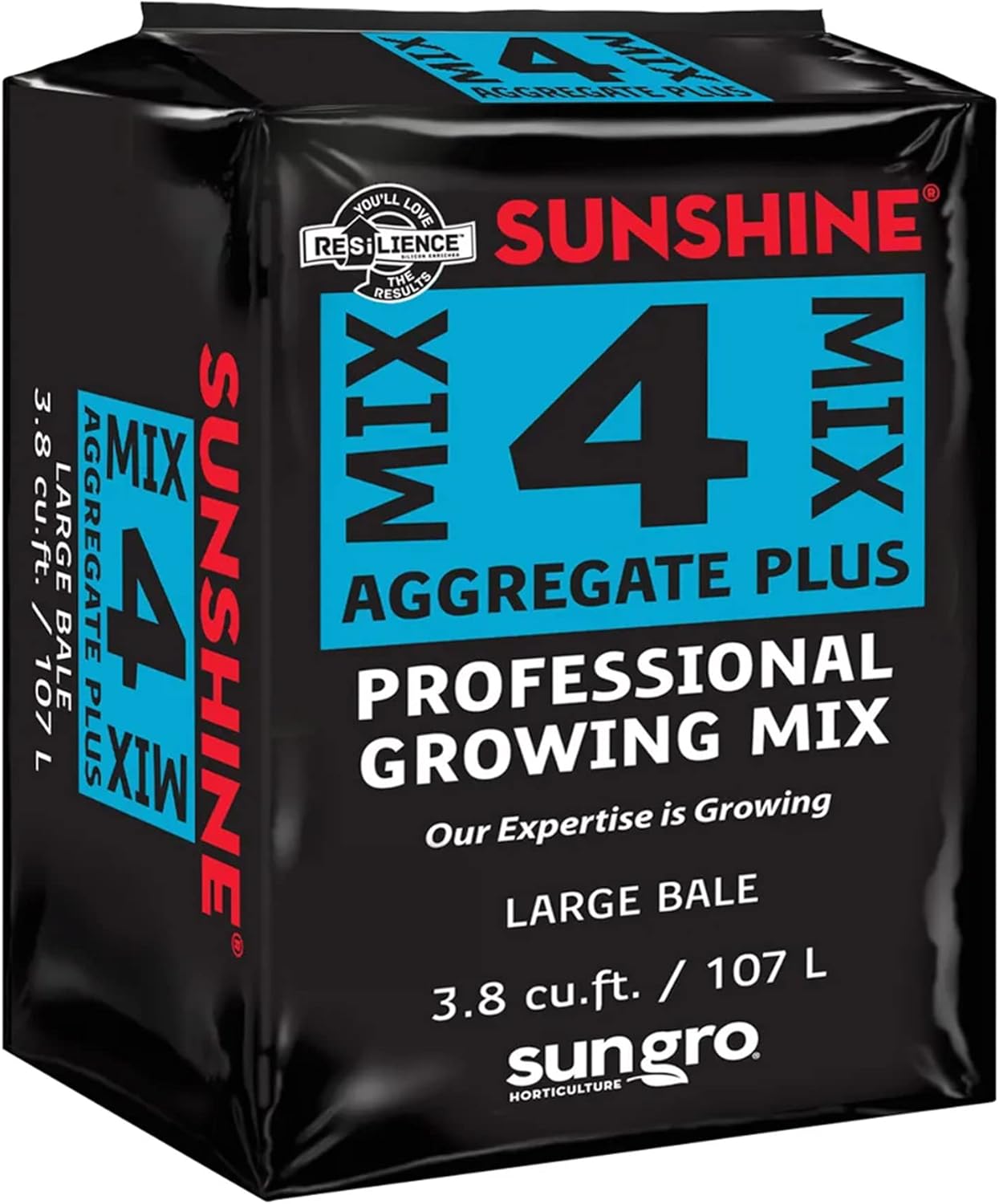 SunGro SUGRMIX4 Sunshine Mix 4 Compressed Professional Growing Mix Enhance Root Development in Seedling, Cutting, 3.8 Cubic Feet