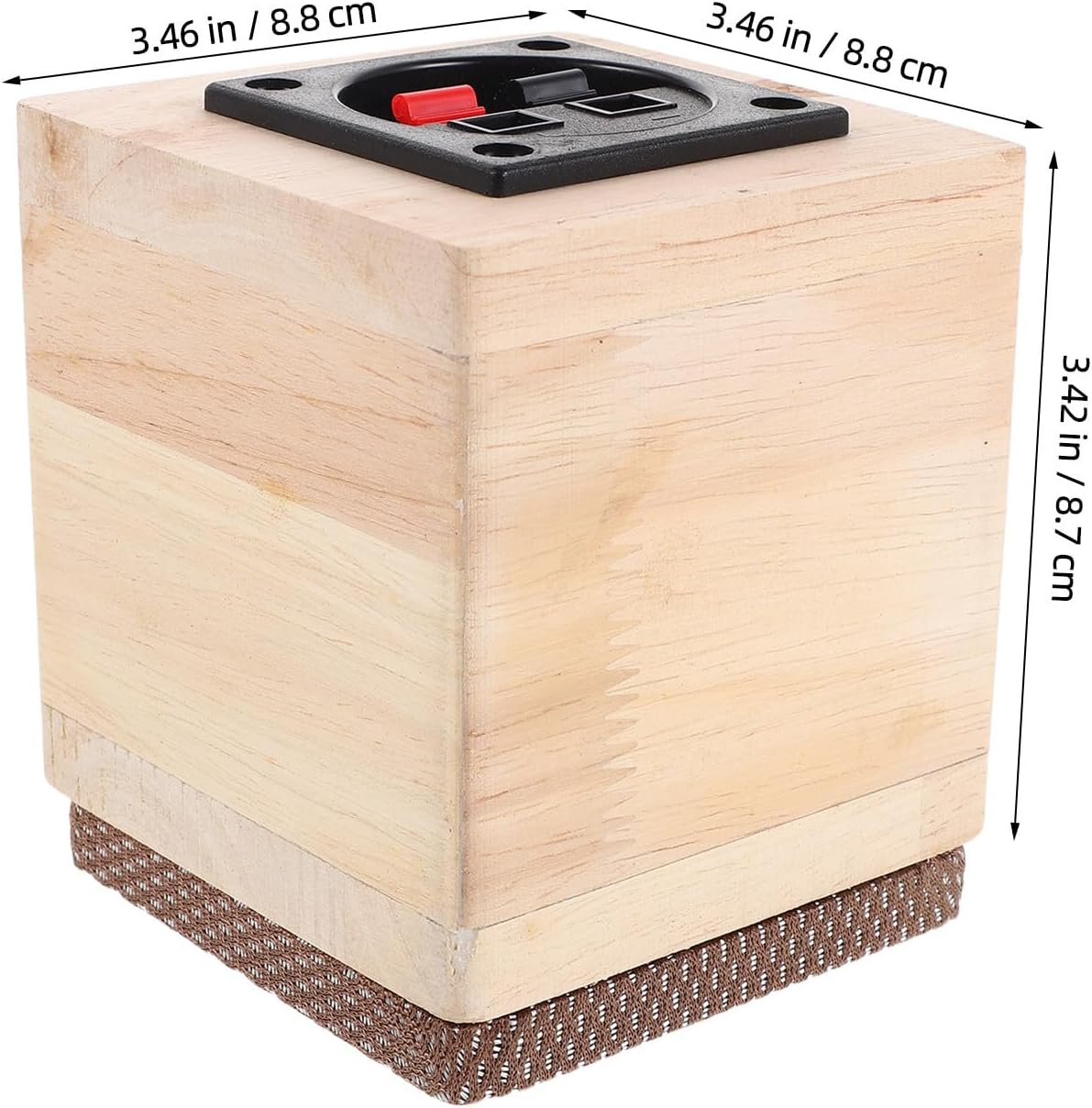 Empty Wooden Speaker Box for Car Audio Subwoofer Systems