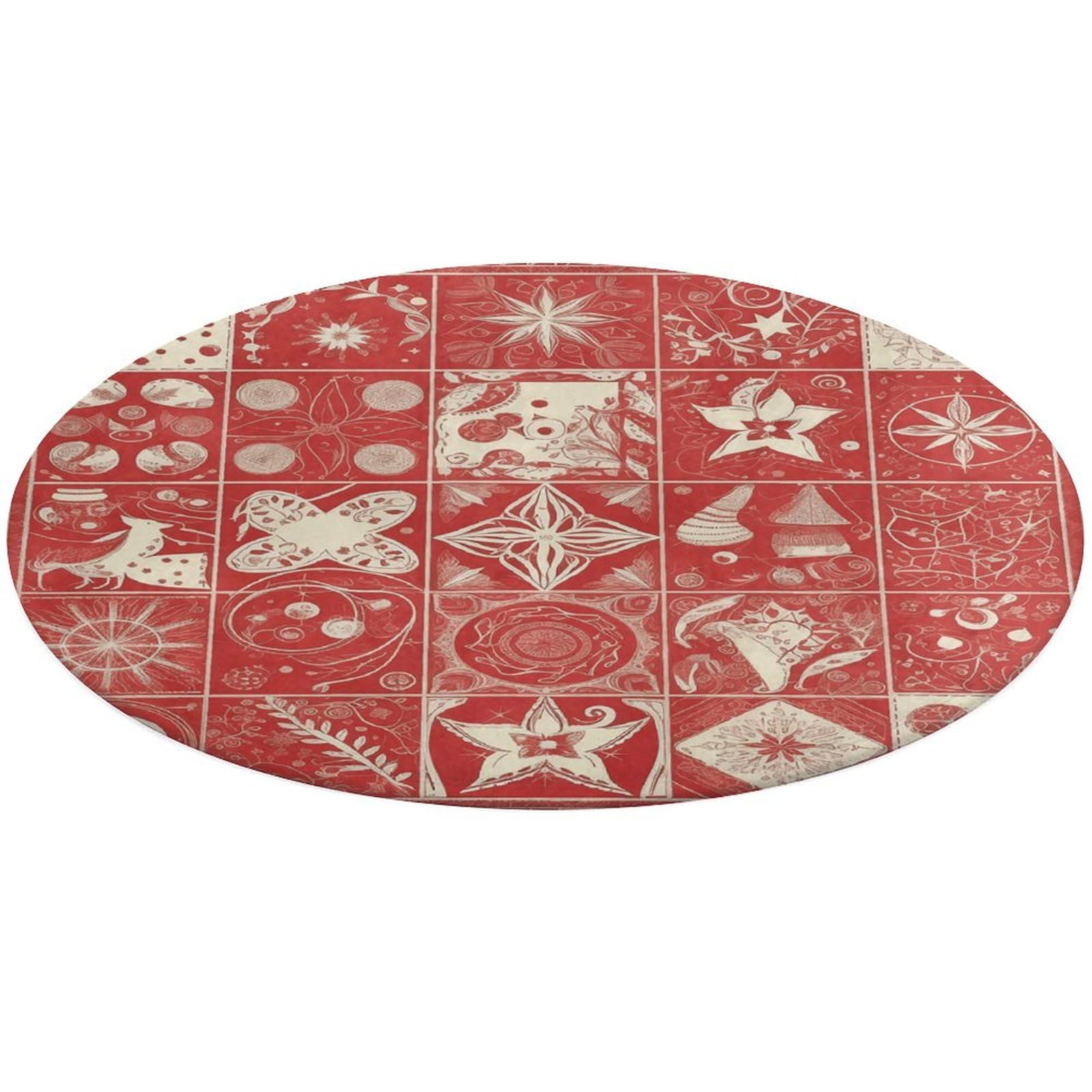Tapis imprimé haut de gamme aux détails de paysages de neige fins