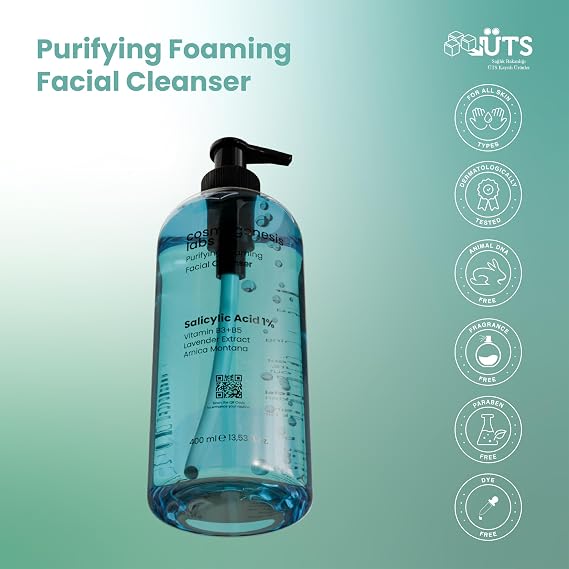 Purifying Foaming Facial Cleansing Gel 400ml