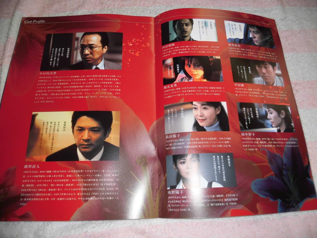 Amazon.co.jp: @*深紅 映画パンフレット 2005年□内山理名 水川あさみ