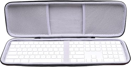 LTGEM Funda rígida de EVA para teclado Apple Magic con teclado numérico bolsa de almacenamiento protectora de viaje