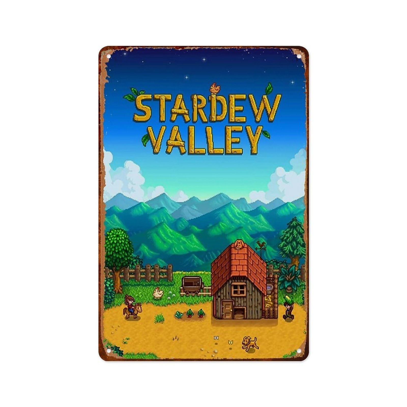 Vintage Stardew Valley Tin Sign Review: Farmcore Aesthetic