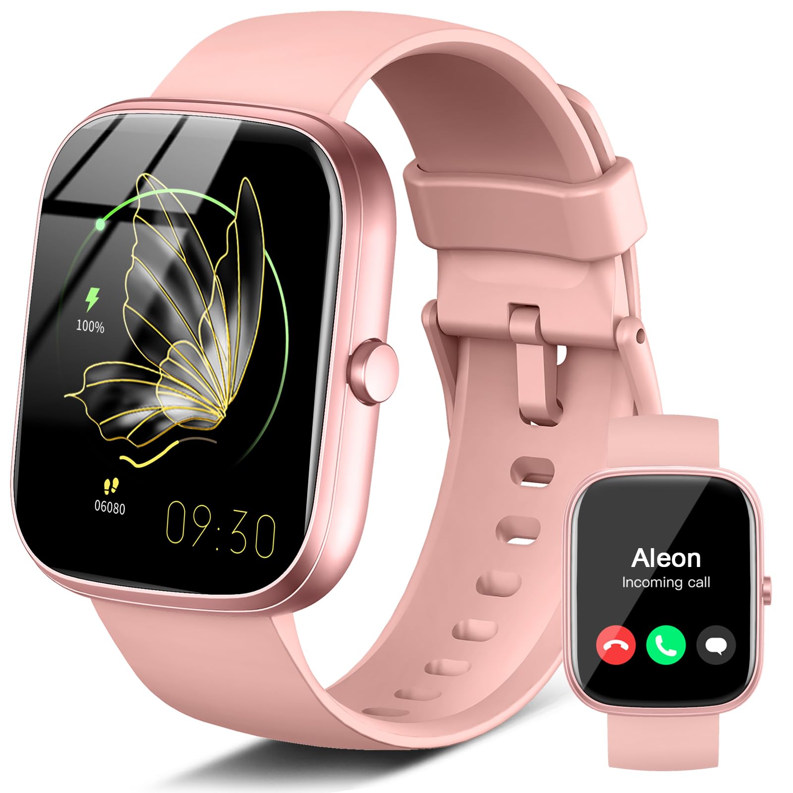 Smartwatch con funzione Alexa integrata, tracker fitness touch screen con funzione di chiamata Bluetooth, orologio fitness con monitoraggio della frequenza cardiaca/sonno