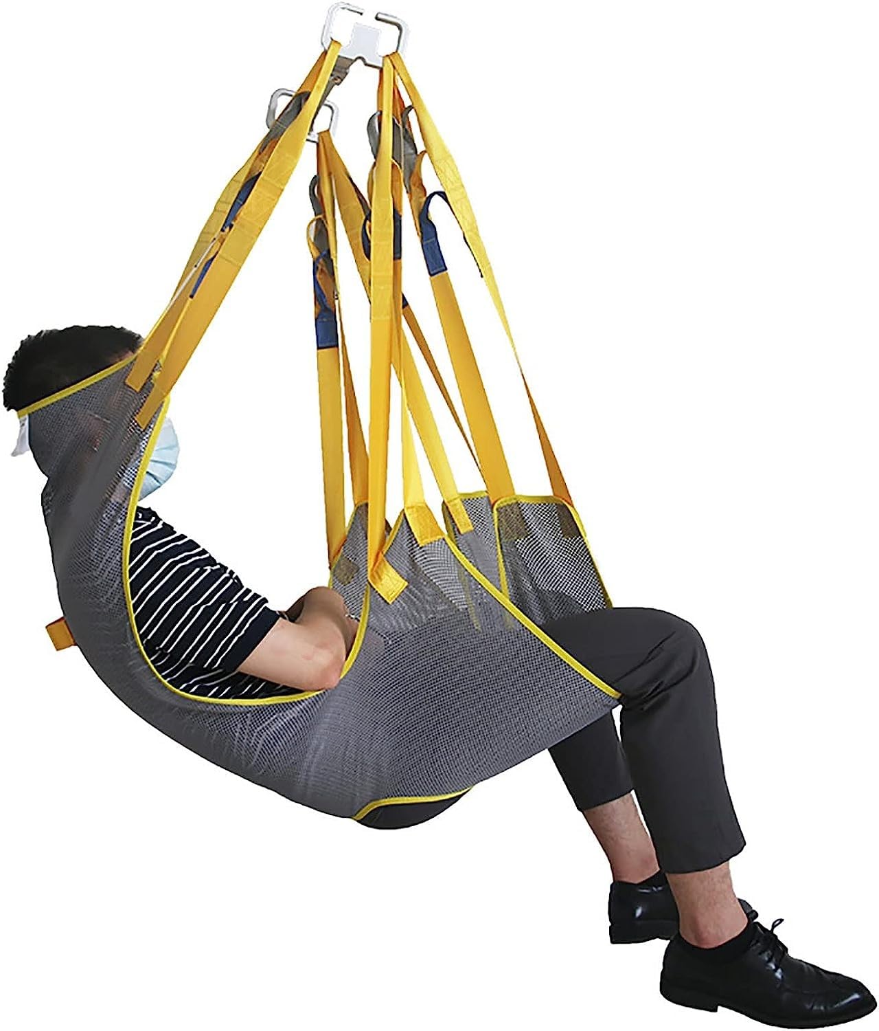 Sling Toilette Sollevatore paziente Attrezzatura Medica per Ascensore Handicapp bariatrico Comodo Ascensore Imbracatura Cintura Medica di trasferimento M