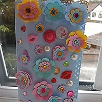 Vista 3 de Troqueles de flores para hacer tarjetas, troqueles de corte de metal, troqueles de papel para álbumes de recortes, suministros de fabricación