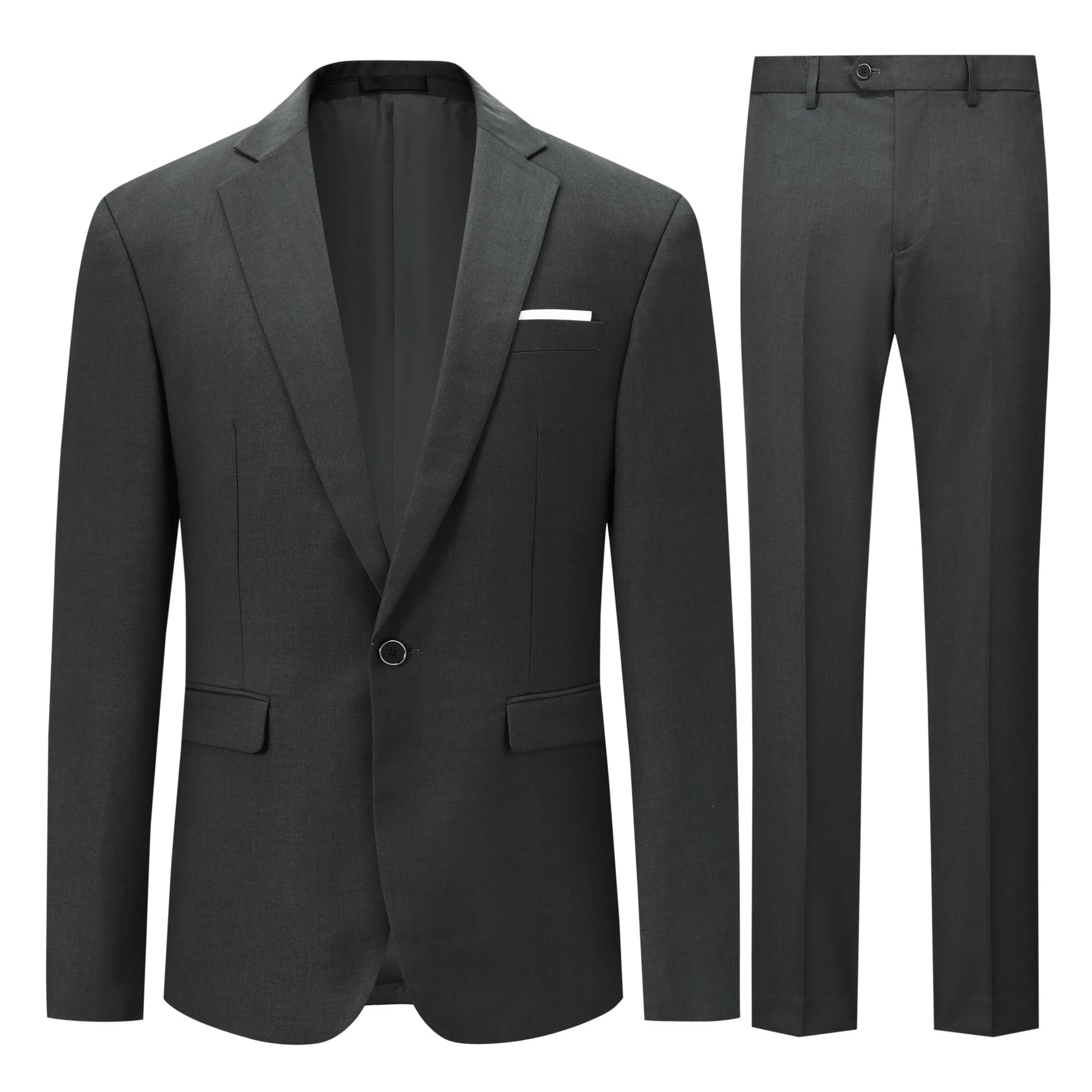 Allthemen Abiti da Uomo 2 Pezzi Suit Slim Fit Wedding Dinner Tuxedo Abiti per Uomo Business Casual Giacca e Pantaloni 10 Colori Disponibili