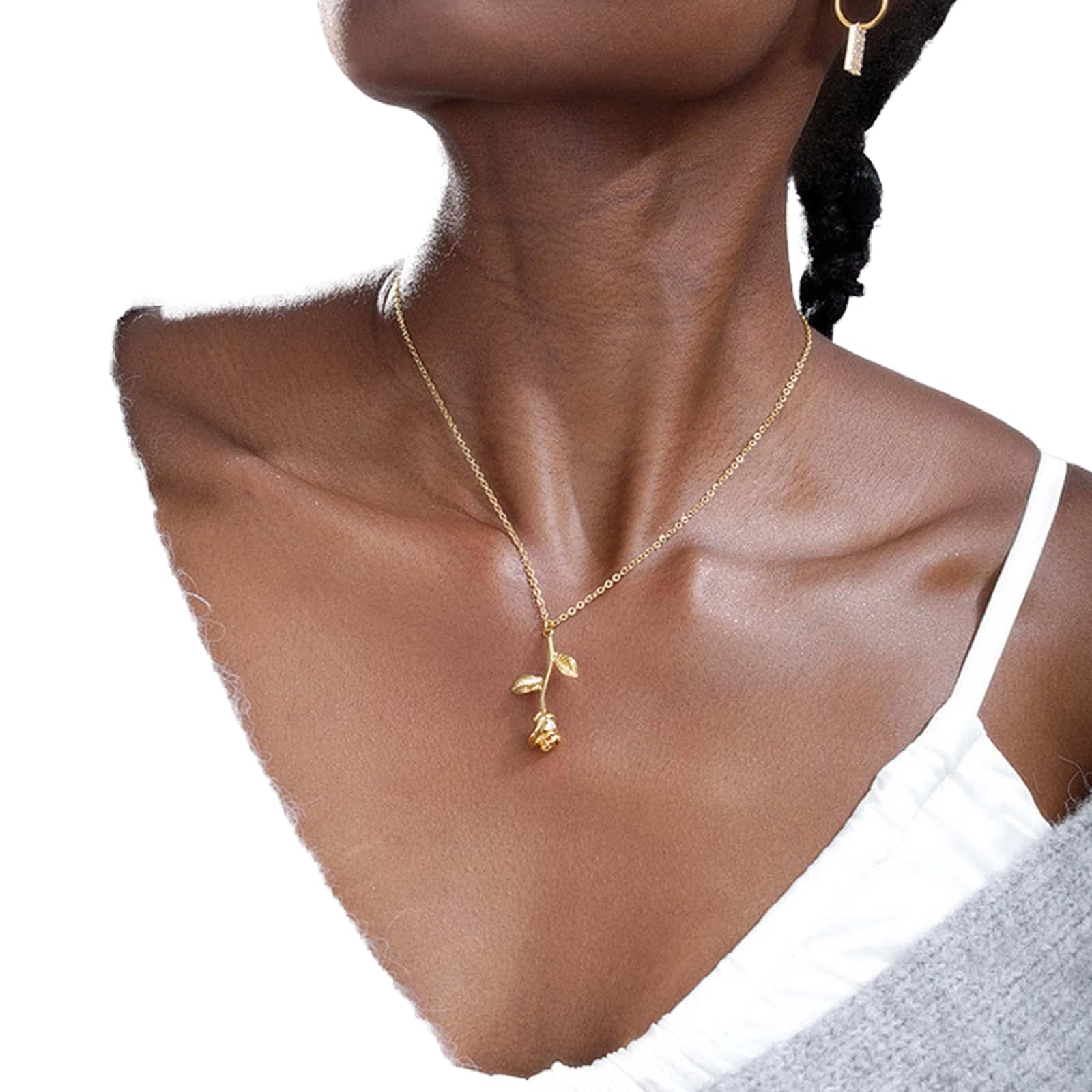 Yheakne Collier Ras Du Cou En Daim Et Cuir Noir - Boho Minimaliste Avec Perles Flottantes Et Chaîne - Bijoux Pour Femmes Et Filles