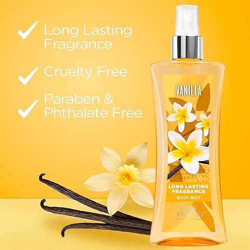 Miniatura 8 de Body Fantasies Signature Fragrance Body Spray, vainilla, 8 onzas líquidas (paquete de 2)