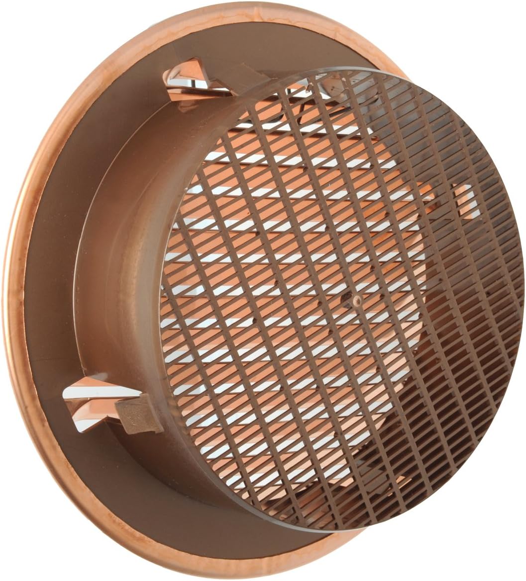 The gtrp140r-y Ventilation Grill Round Recessed, Copper, 175 mm - Image 4