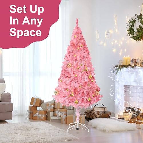 Miniatura 7 de Arthas Árbol de Navidad negro de oropel de Halloween de 6 pies para decoración del hogar, oficina, fiesta, Navidad, vacaciones, temporada,