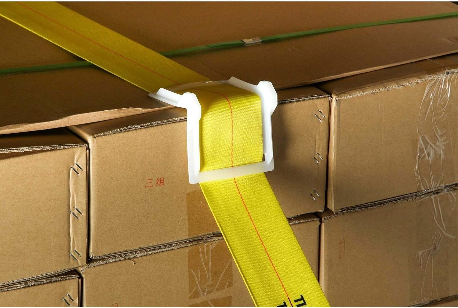 Vee Board 10-Pack Corner Edge Protectors for Cargo Loads, Cushion for Tie-Down Logistic Ratchet and Cam Straps Tie Downs on Flatbed Trailers, VBoard Tiedown Corner Protector