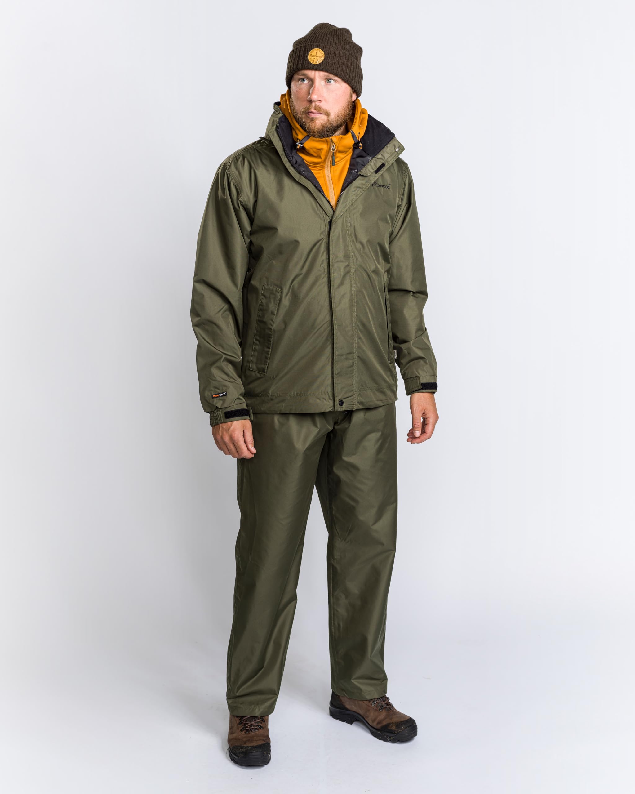 Pinewood Unisex Tornado Extrem Regen Anzug - Regenkombi für Damen und Herren - effektiver und atmungsaktiver Regenschutz mit verschweißten Nähten aus robustem Rip-Stop-Material
