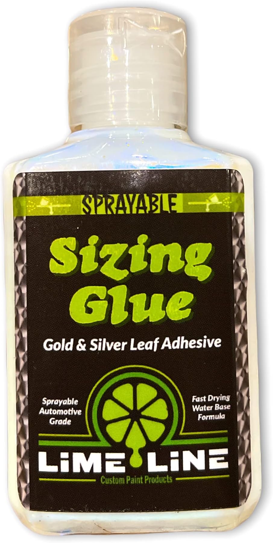 LiME LiNE Sprayable Sizing Glue, Automotive Grade Gold and Silver Leafing Adhesive