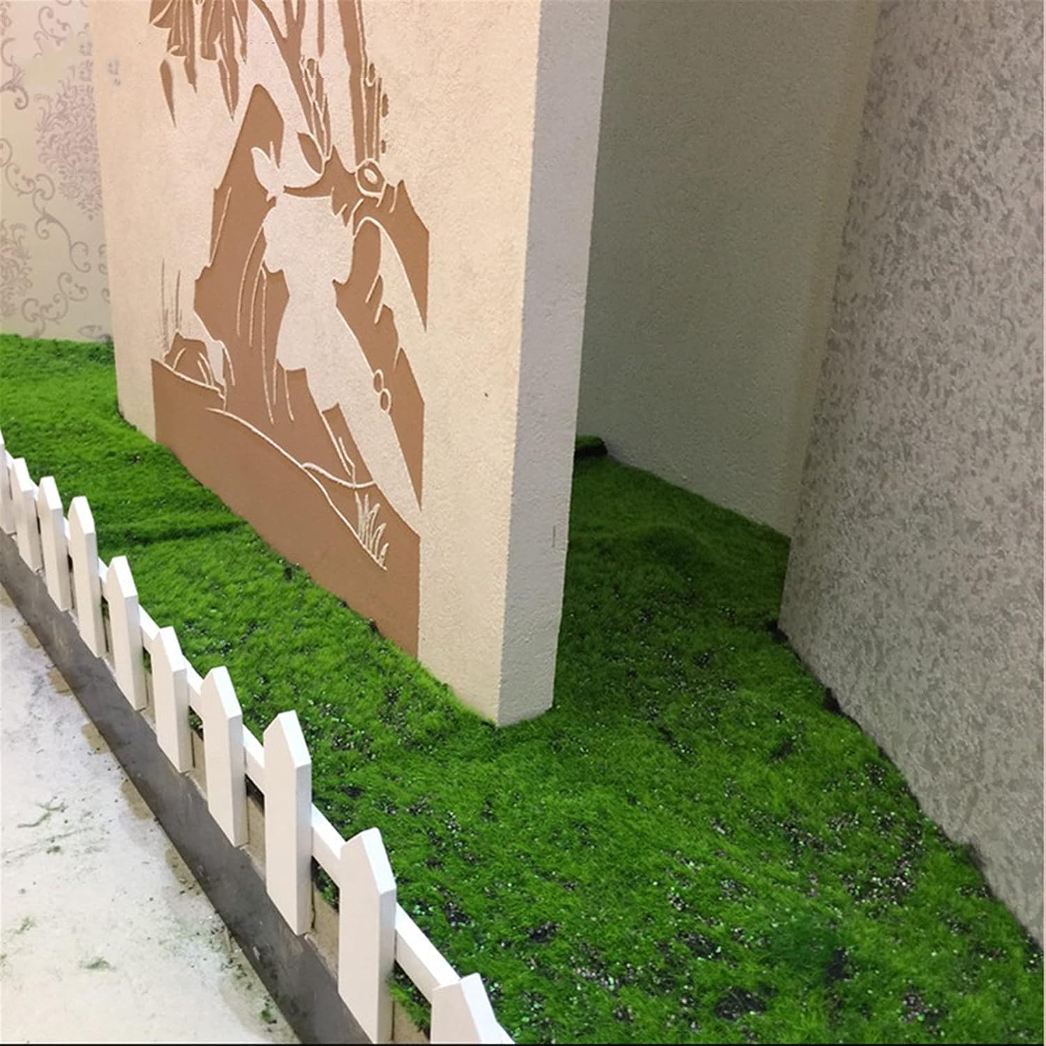 植物ノバリヤーノクサノ絨緞ノコケシバシミュレーション芝店ノ遺伝因子偽ノ蘚類ノジンコウ芝地ノカベノ装飾 (Color : 1mX0.5m)