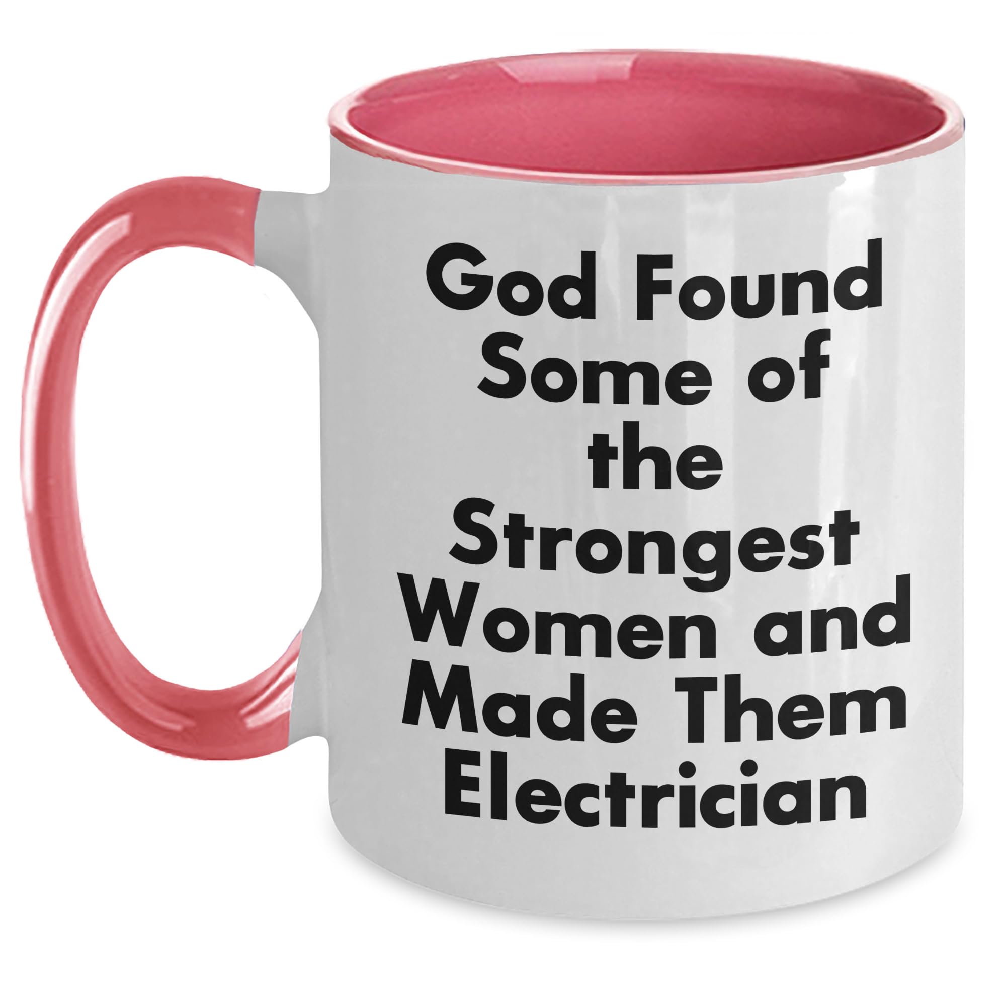 Electrician Two Tone Coffee Mug Funny Quote Gift For Men Women Friends Coworkers Family