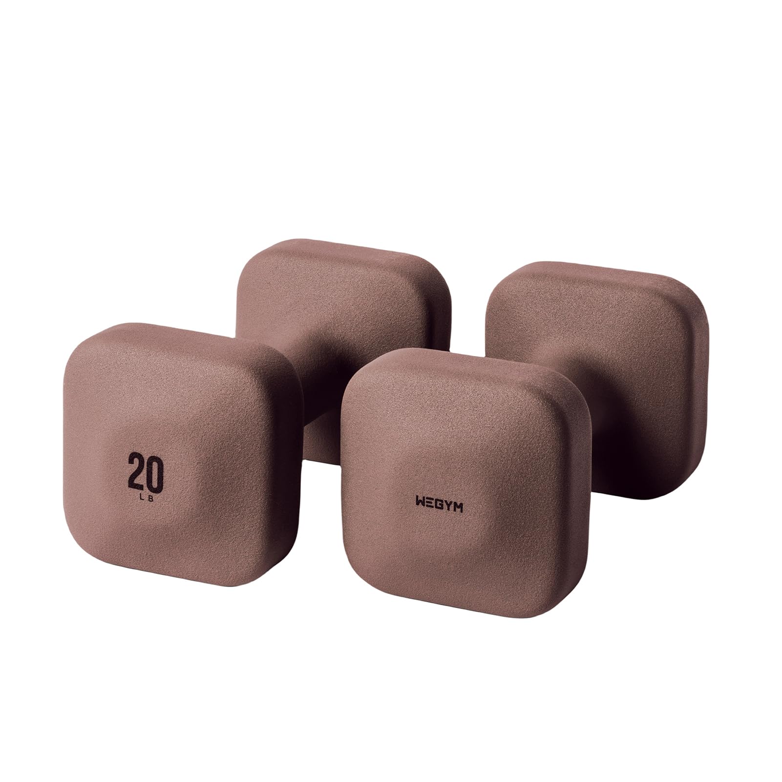 SafeGrip Dumbbells with Anti-Slip, Thick Handles and Flat, Sturdy Sides for Secure Workouts at Home, for Weightlifting, and Personal Training