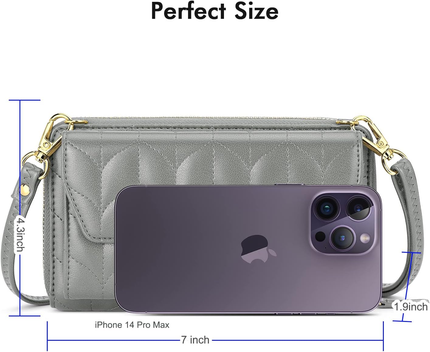 nuoku Wallets for Women Credit Card Slots with RFID Blocking Large Capacity Wristlet | Credit Card Slots, with RFID Blocking, Large Capacity - Image 6